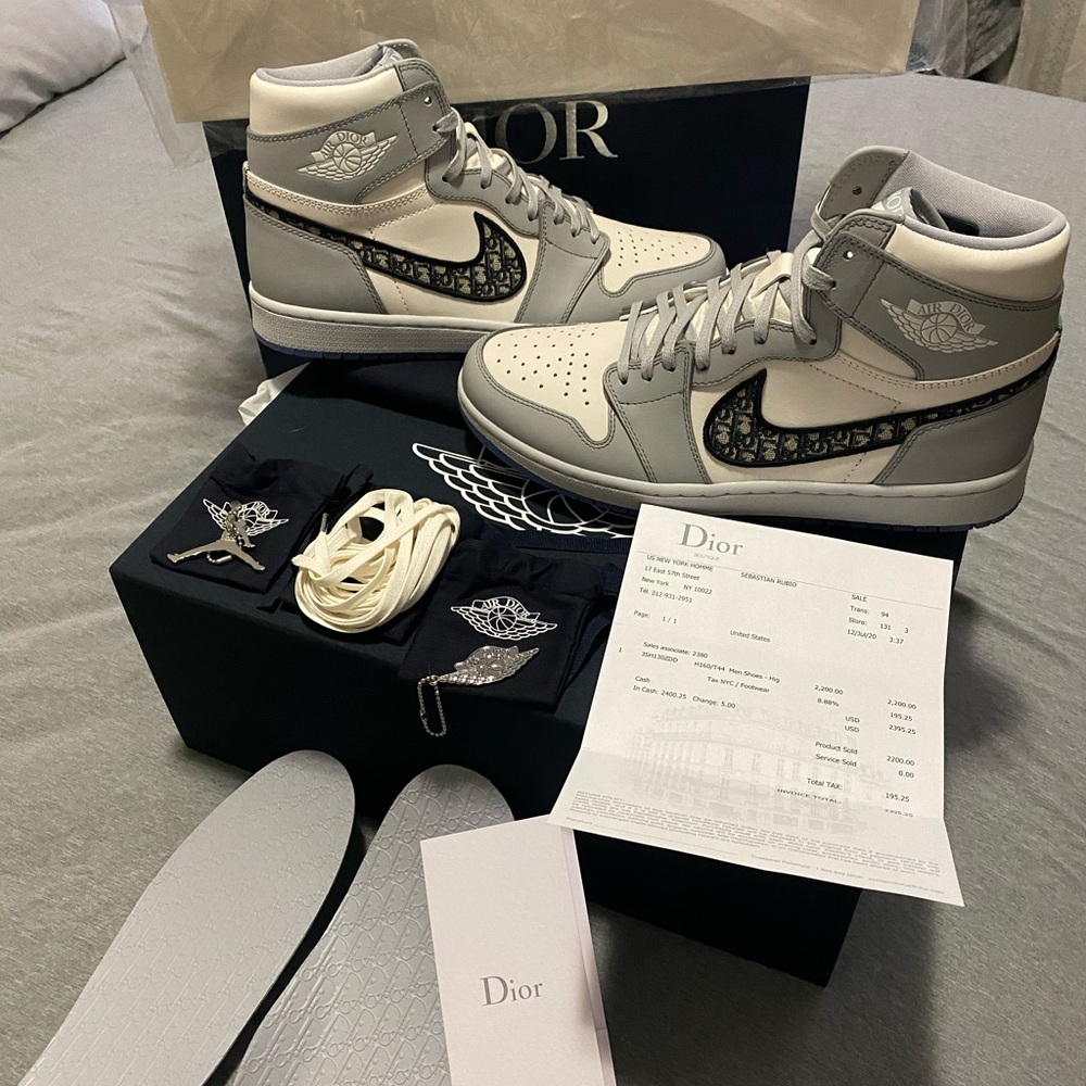 Air Dior Jordan 1s